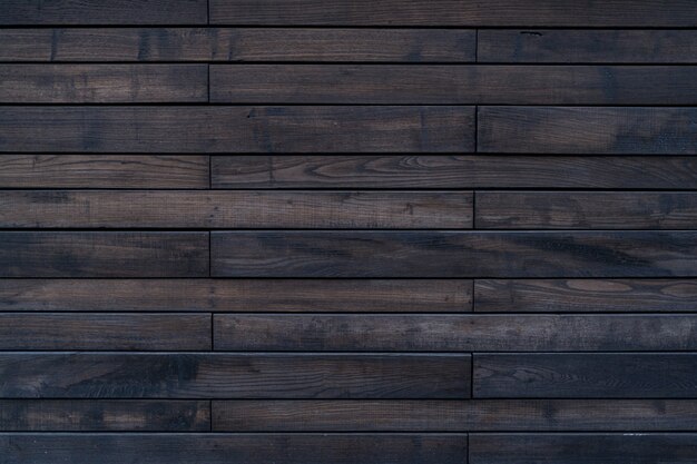 Brown painted Wood texture of wood wall for background and texture.