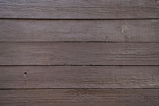 Brown painted Wood texture of wood wall for background and texture.