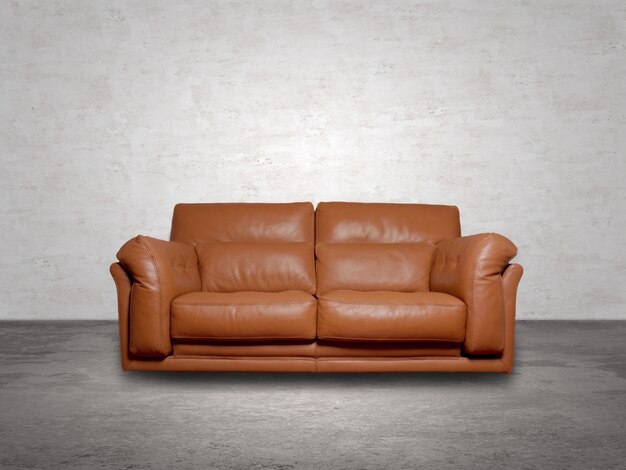 Brown sofa