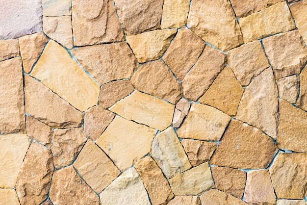 茶色の石現代のパターンレンガ