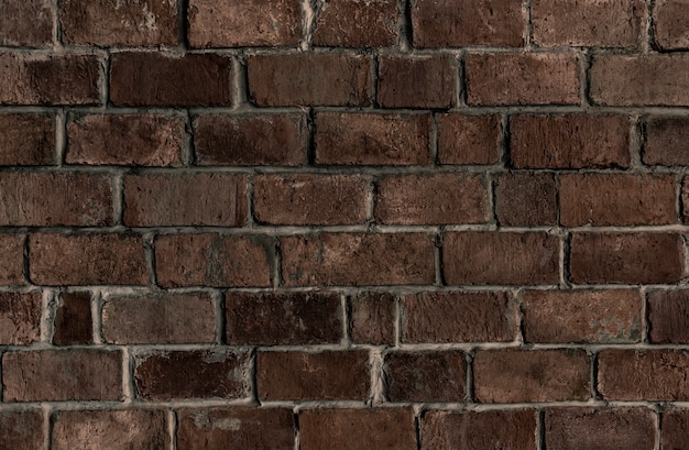 茶色のテクスチャのレンガの壁の背景