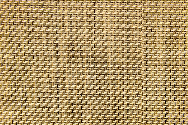 Brown weaved mat textured background