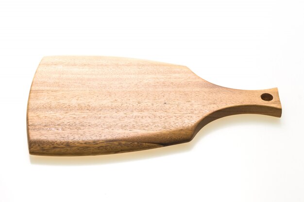 茶色の木製まな板
