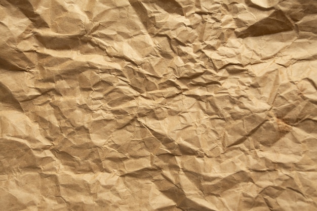 Brown wrinkle paper.