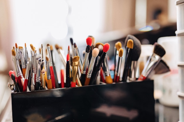 Brushes, accessories and accessories for makeup