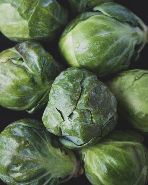 Free photo brussels sprouts