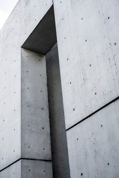 Brutalist inspiration architecture background