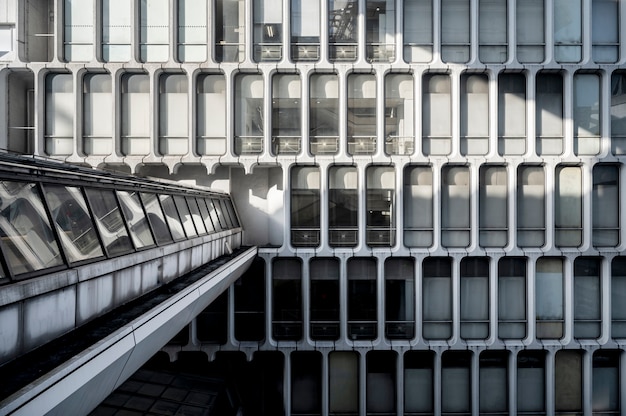 Brutalist inspiration architecture background