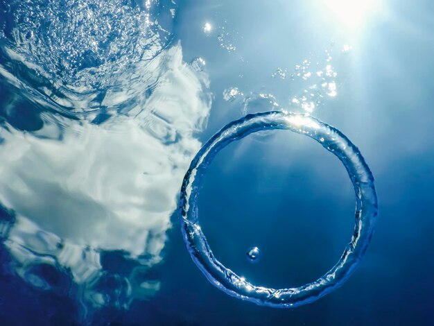 Bubble Ring Underwater, Ring Bubble.