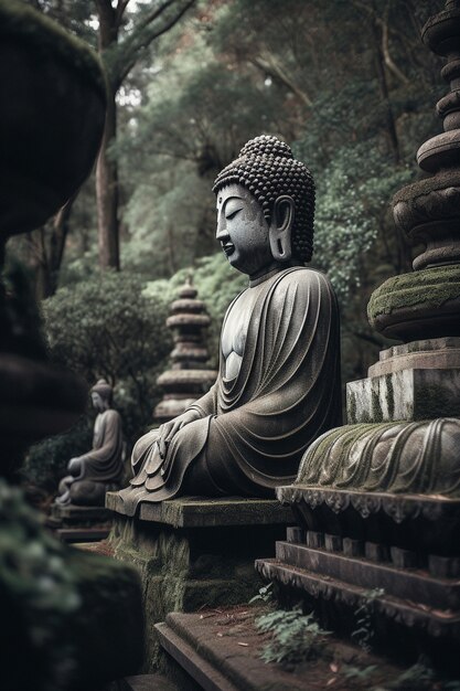 Buddha statue for mediation and relaxation