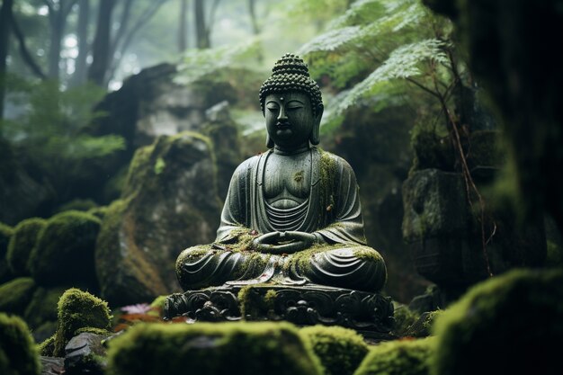 瞑想とリラックスのための仏像