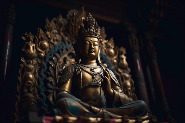 瞑想とリラックスのための仏像