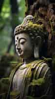 Free photo buddha  statue in nature