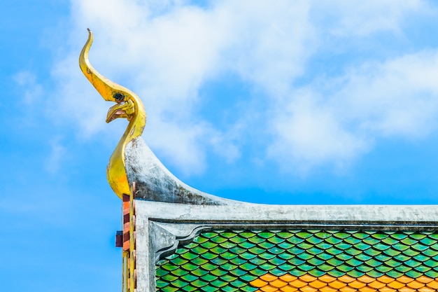 buddhism top blue decoration architecture