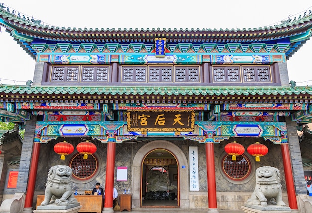 建物ランドマークガラス中国の寺院屋外