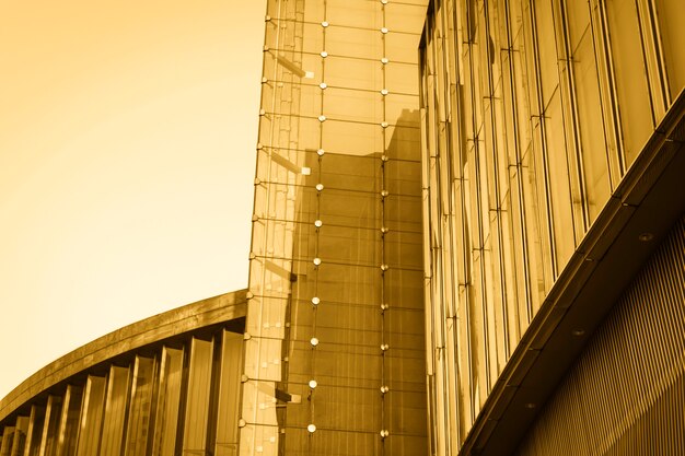 Building with sepia tone