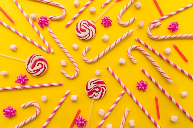 Bunch of candy canes