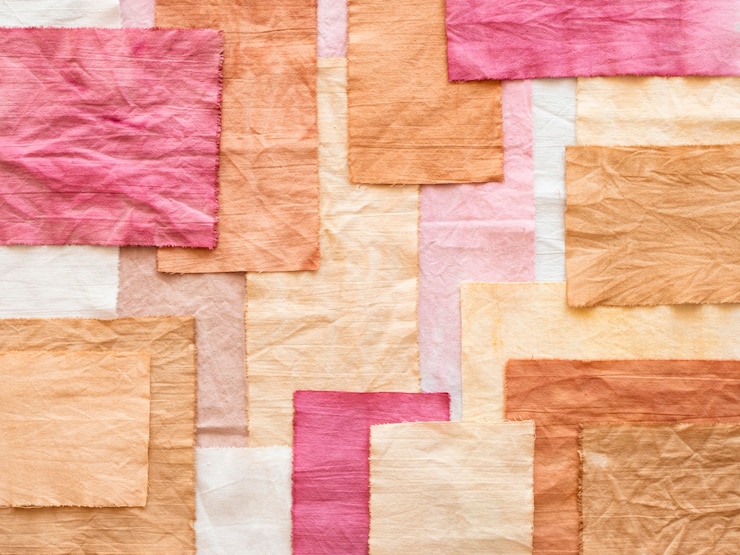 Free Photo bunch of cloths assortment with natural pigments