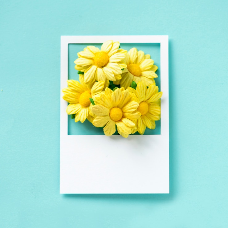 無料Photo フレームの花の束