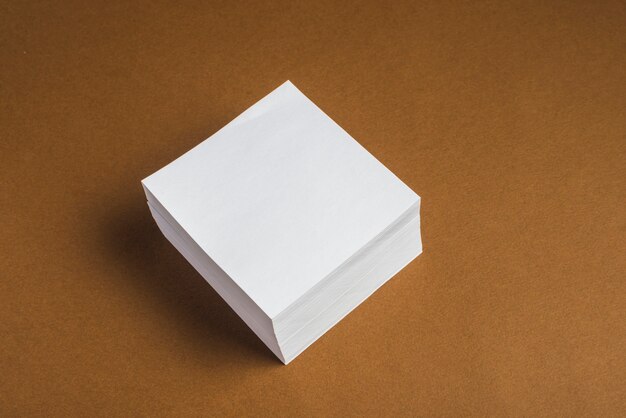 Bunch of white sticky note