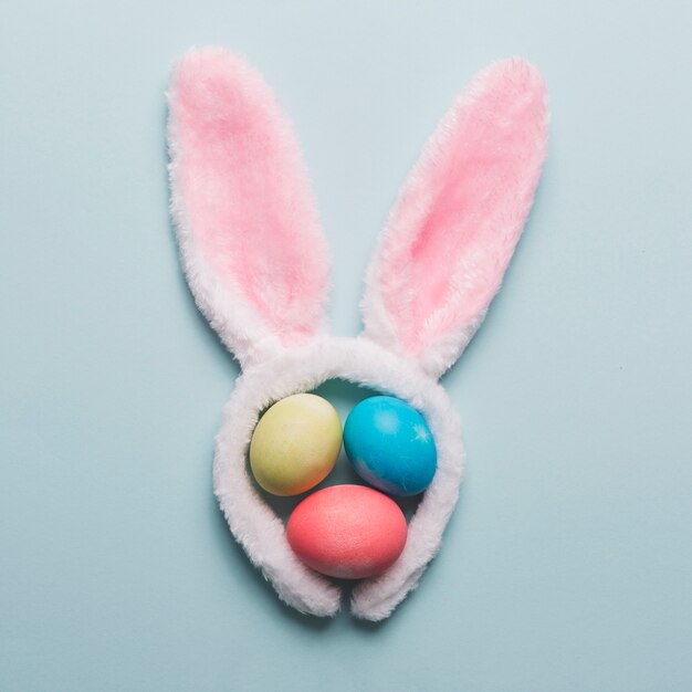Bunny ears and eggs