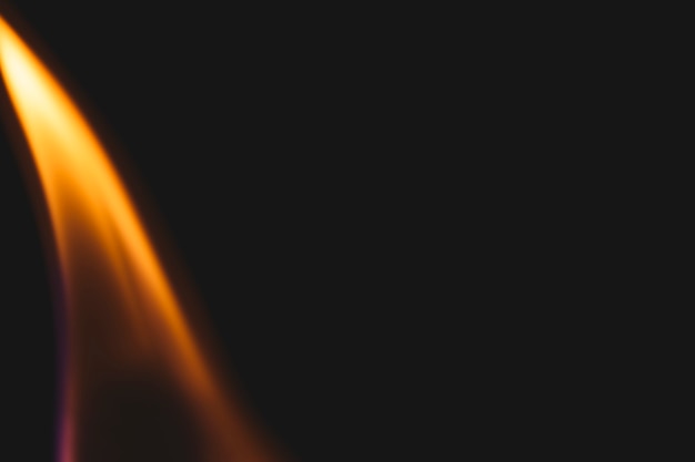 Горящий фон пламени, реалистичное изображение границы огня