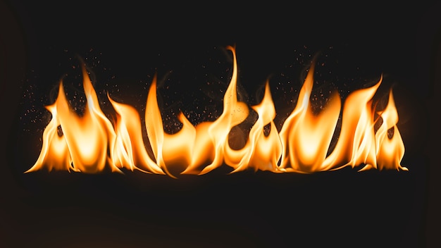 불타는 불꽃 바탕 화면 배경 무늬, 현실적인 화재 이미지