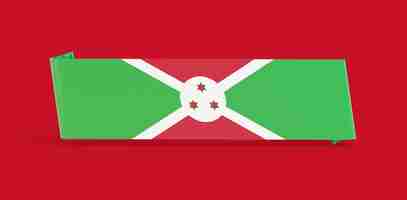 Free photo burundi flag banner