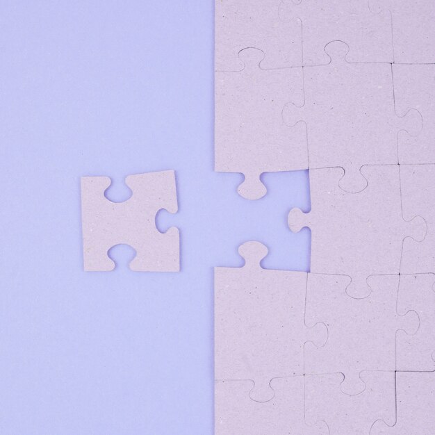 Business concept with jigsaw puzzle