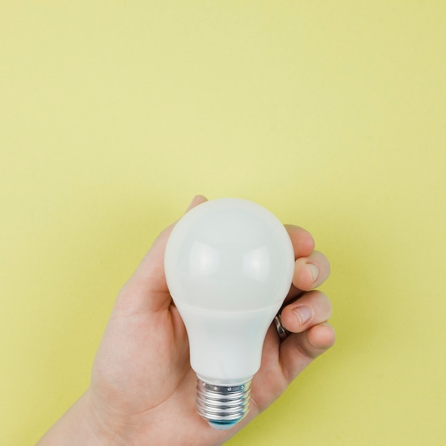 Business concept with lightbulb