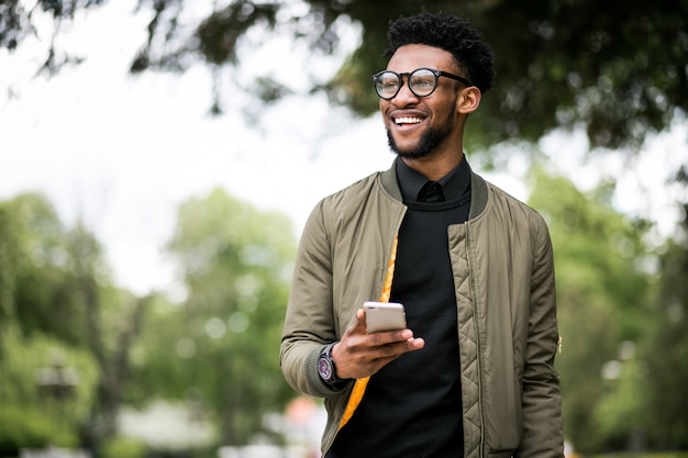 business happy person american businessman