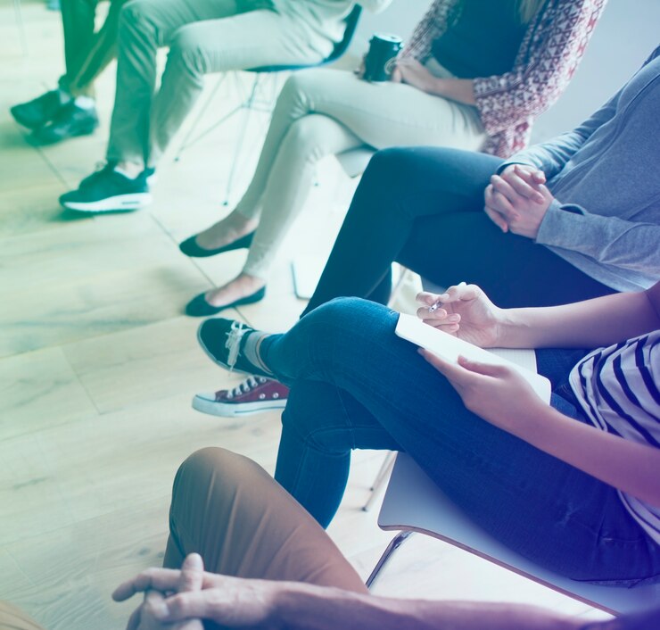 Free Photo business people attending a seminar