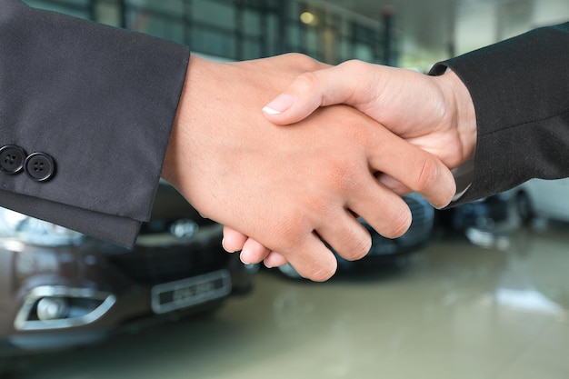 Business people handshake