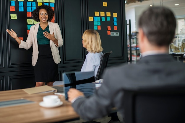 Free photo business people in a meeting