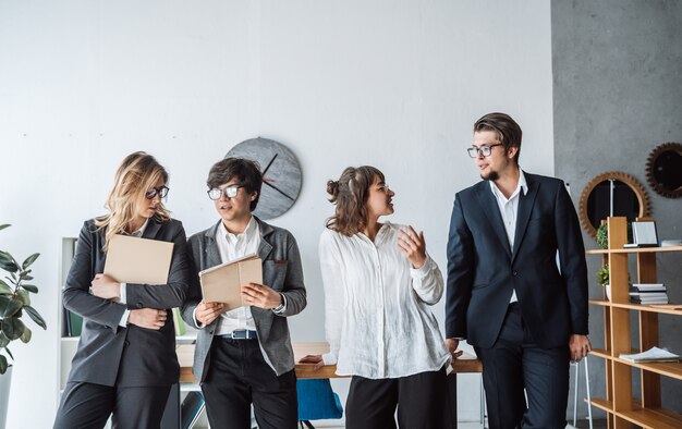 Business People standing in the office