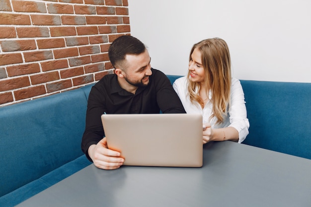 business people working in a office