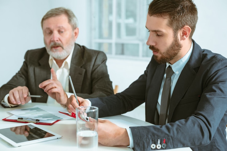 when you’re involved in a, business people working together