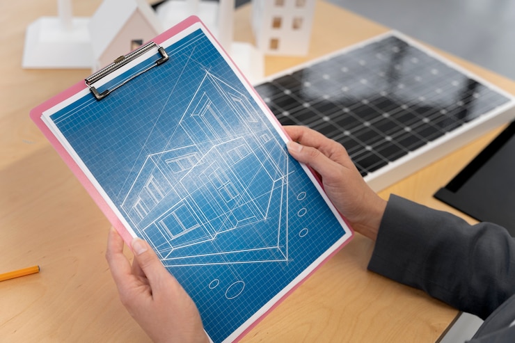Free Photo business person planning for alternative energies