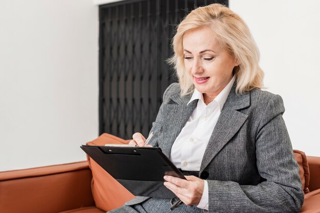 Business woman at office