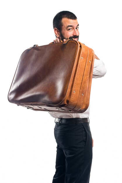 Businessman holding a briefcase