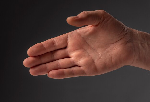 Premium Photo Businessman Outstretched His Hand For Handshake Side View Premium Photo Businessman Outstretched His Hand For Handshake Side View