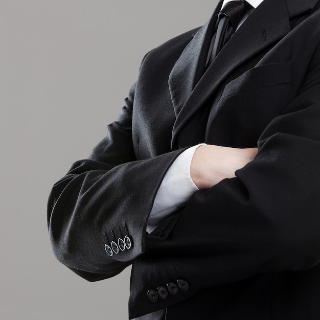 Businessman's torso in suit