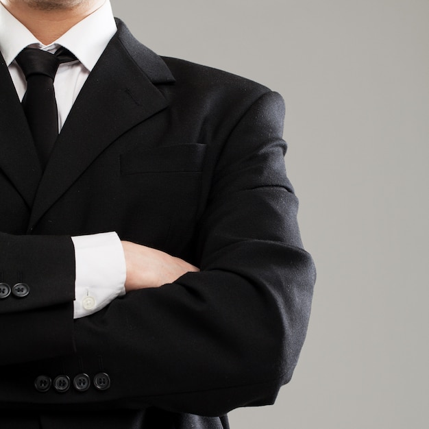 Businessman's torso in suit