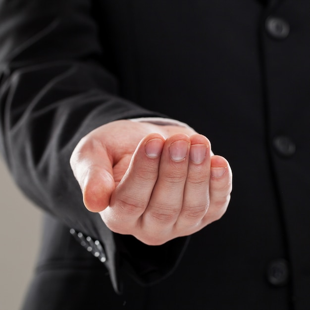 Businessman's torso in suit