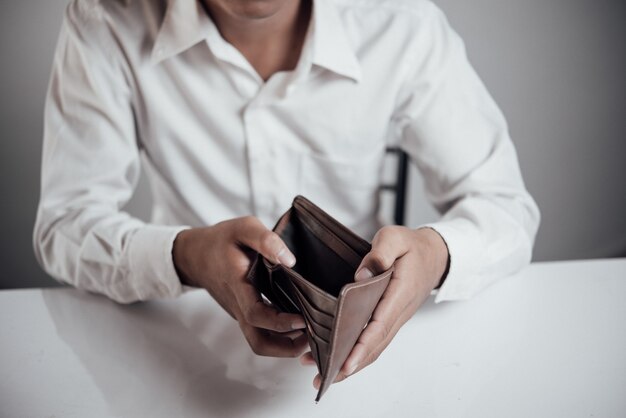 Free Photo businessman saving money