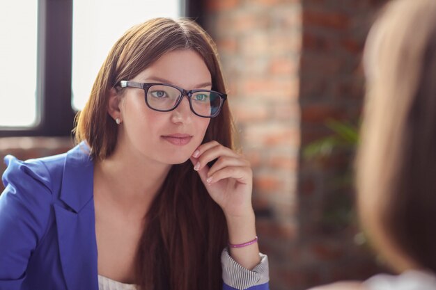 Businesswomen in a meeting