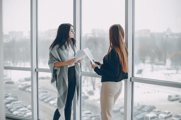 businesswomen in office