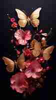 Foto gratuita farfalla con bellissime ali