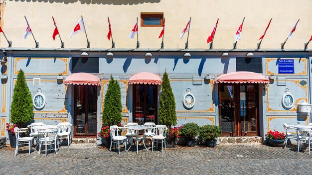 A cafe in Sibiu Romania