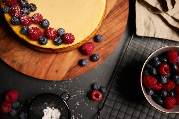 Cake made of fruits